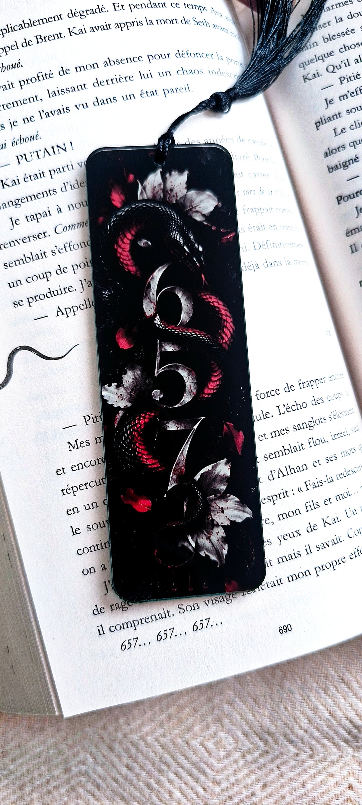 🐍Marque-page 657 – Inspiré de Lakestone